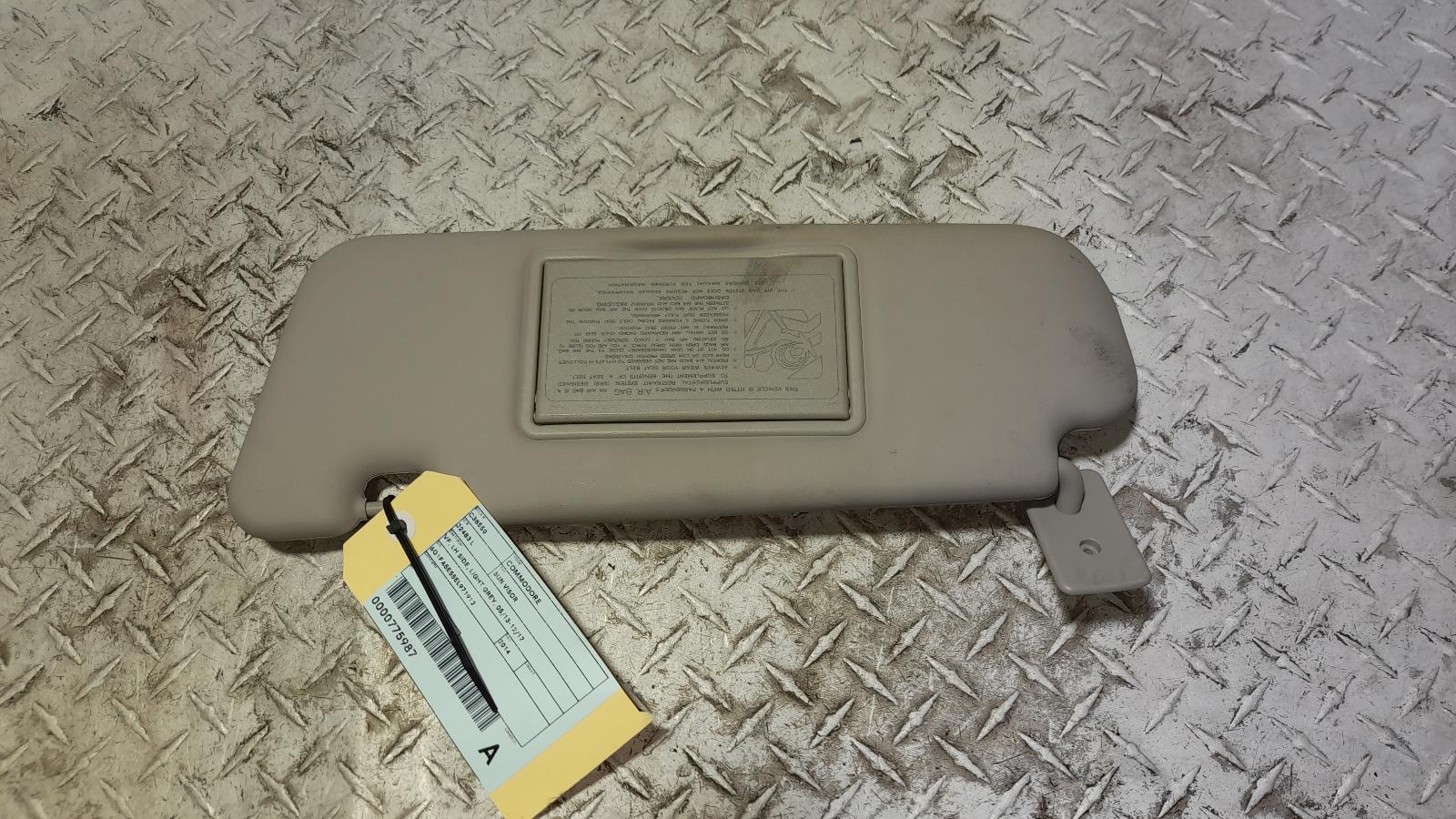View Auto part Sunvisor Holden Commodore 2014
