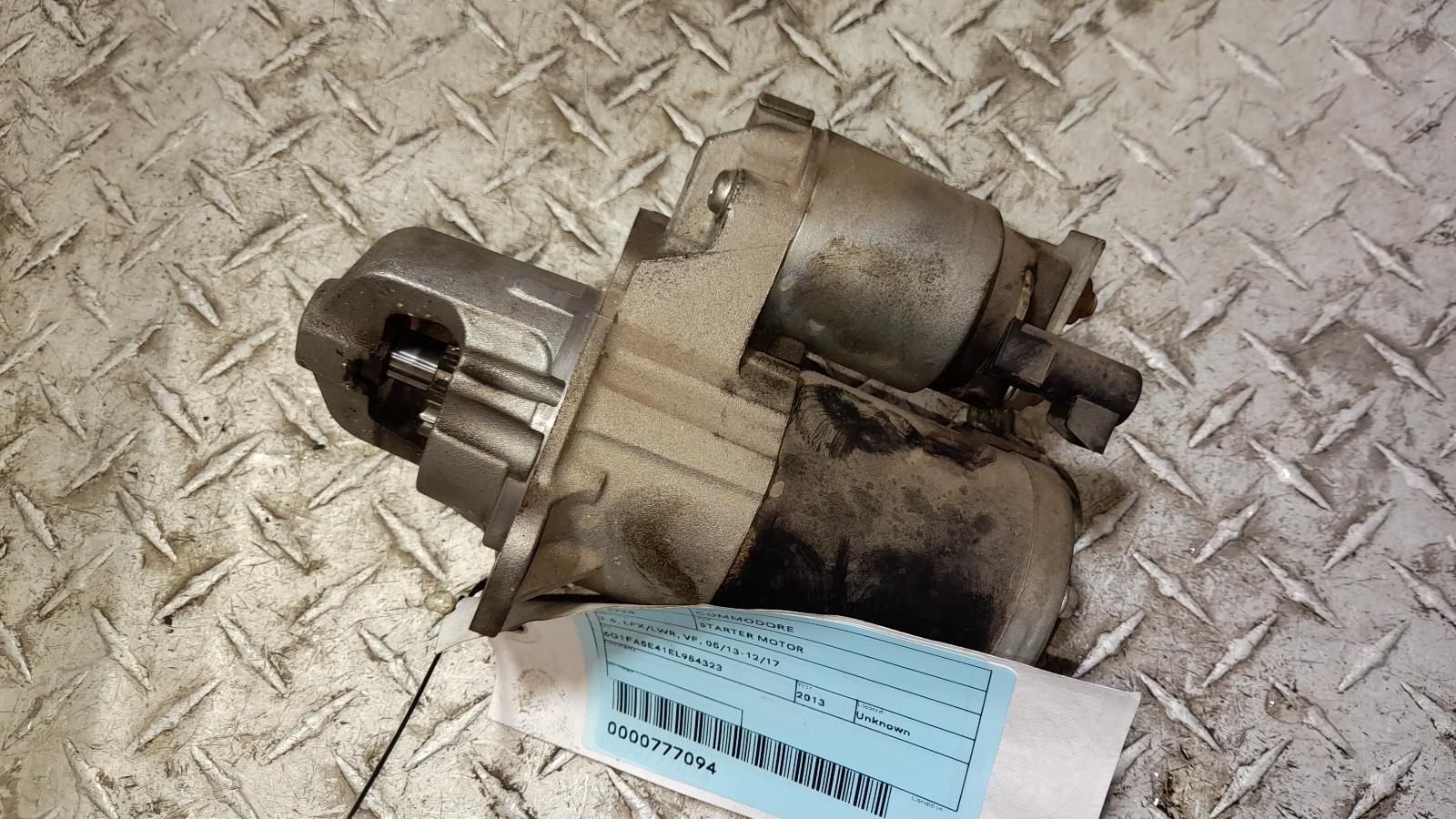 View Auto part Starter Holden Commodore 2013