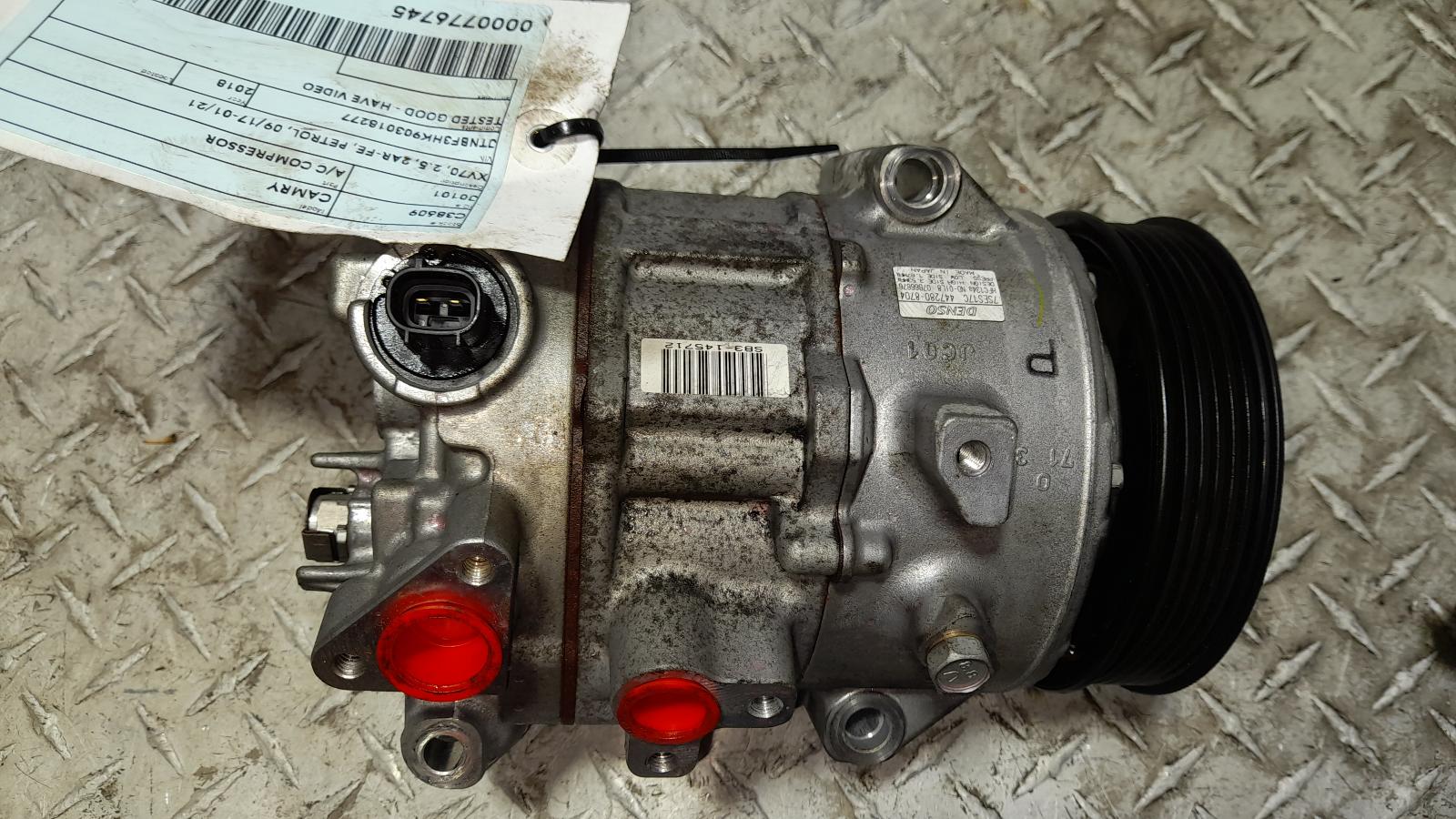 View Auto part A/C Compressor Toyota Camry 2018