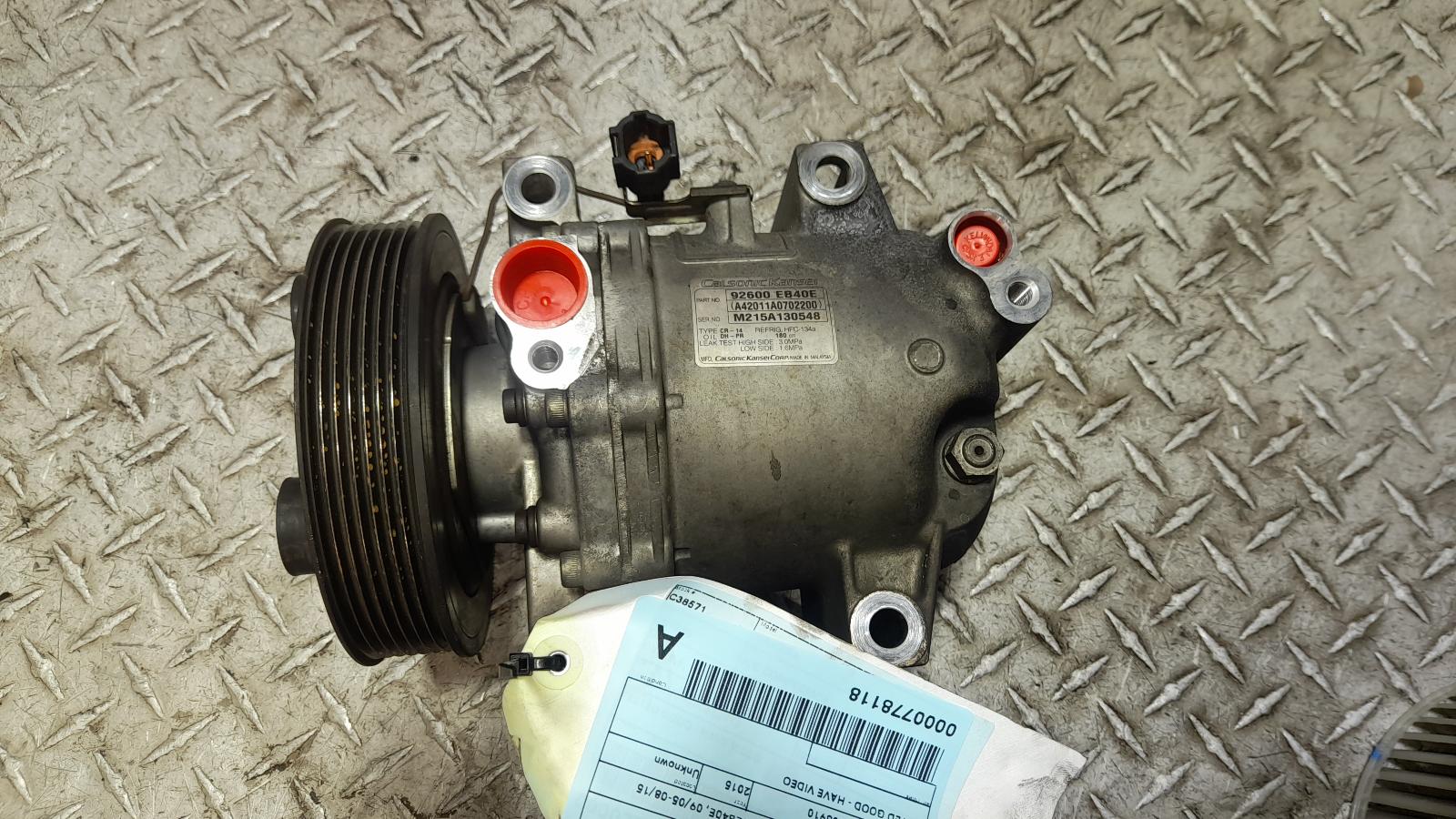 View Auto part A/C Compressor Nissan Navara 2015