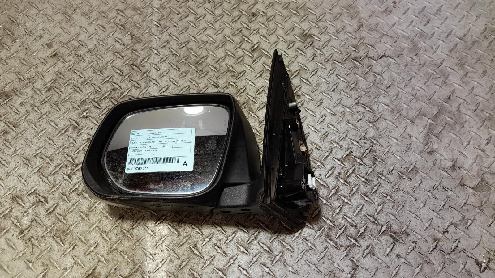 View Auto part Left Door Mirror Holden Colorado 2014