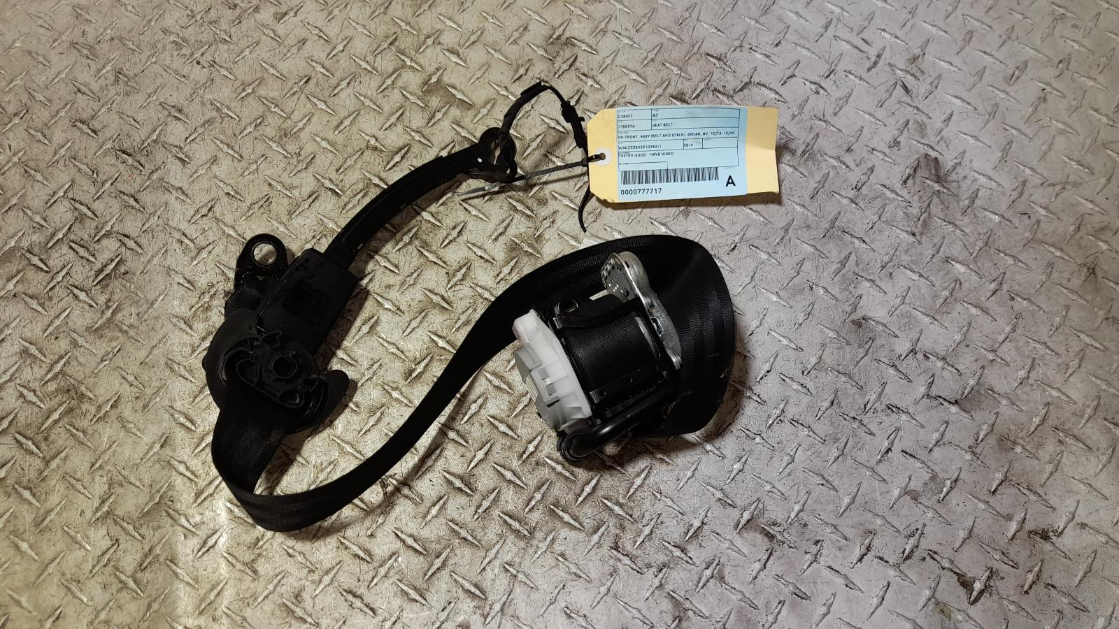 View Auto part Seatbelt/Stalk Audi A3 2014