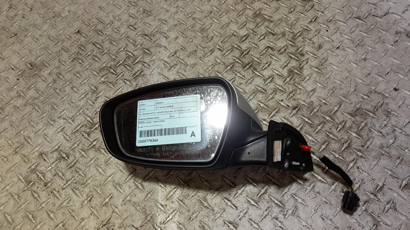 View Auto part Left Door Mirror Kia Cerato 2013