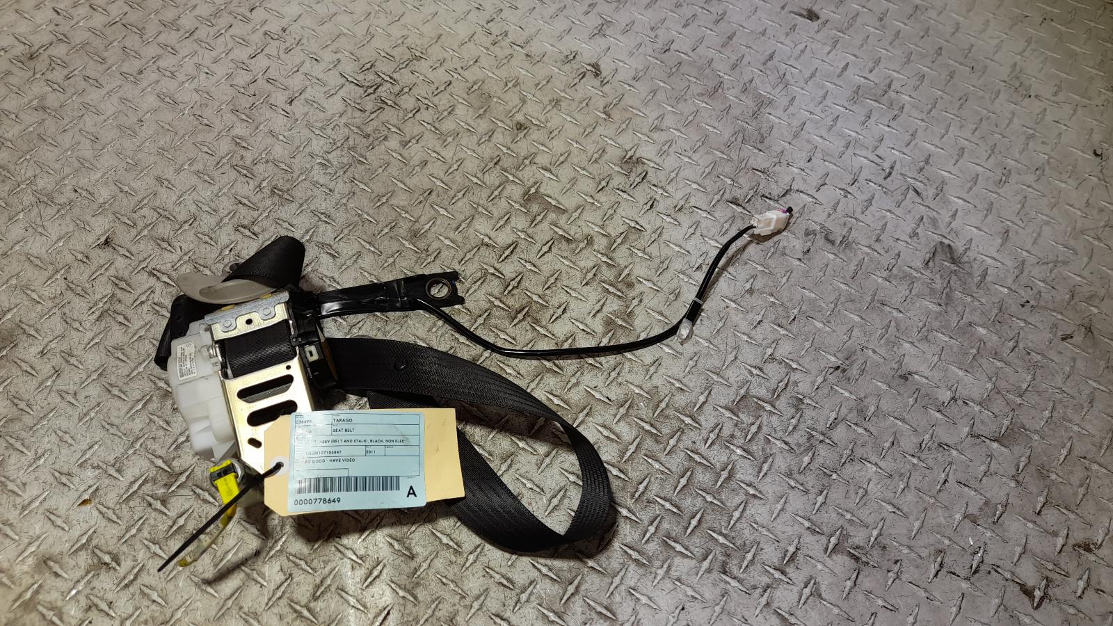 View Auto part Seatbelt/Stalk Toyota Tarago 2011