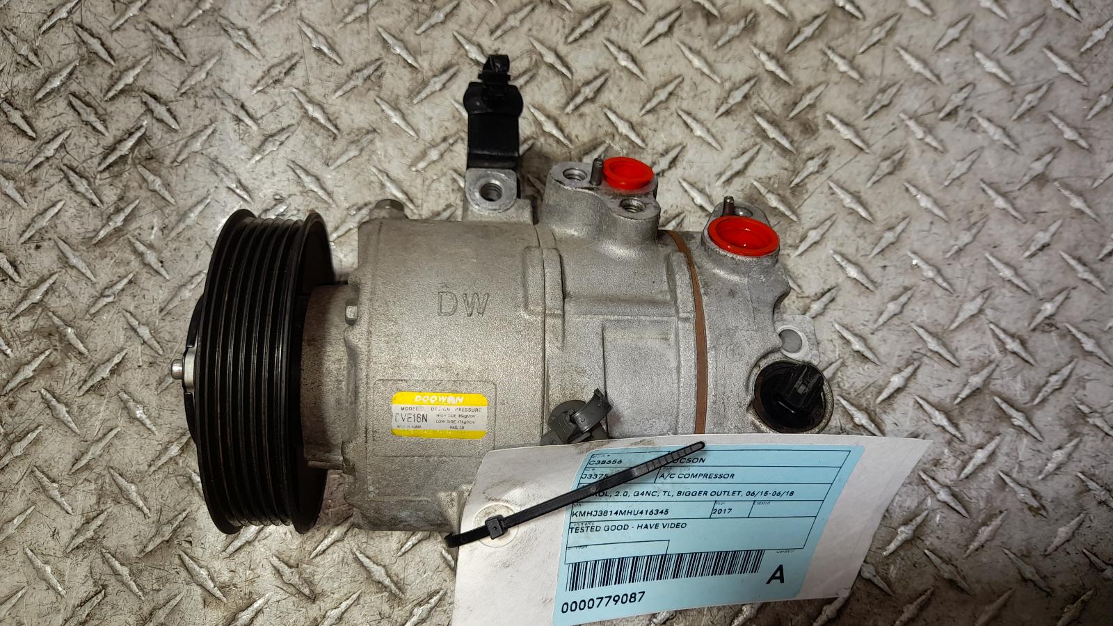 View Auto part A/C Compressor Hyundai Tucson 2017