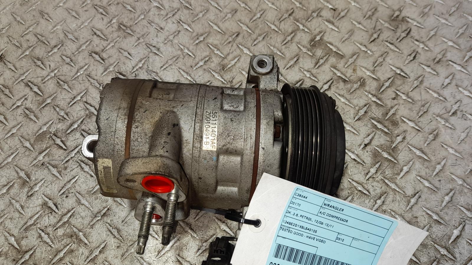 View Auto part A/C Compressor Jeep Wrangler 2010