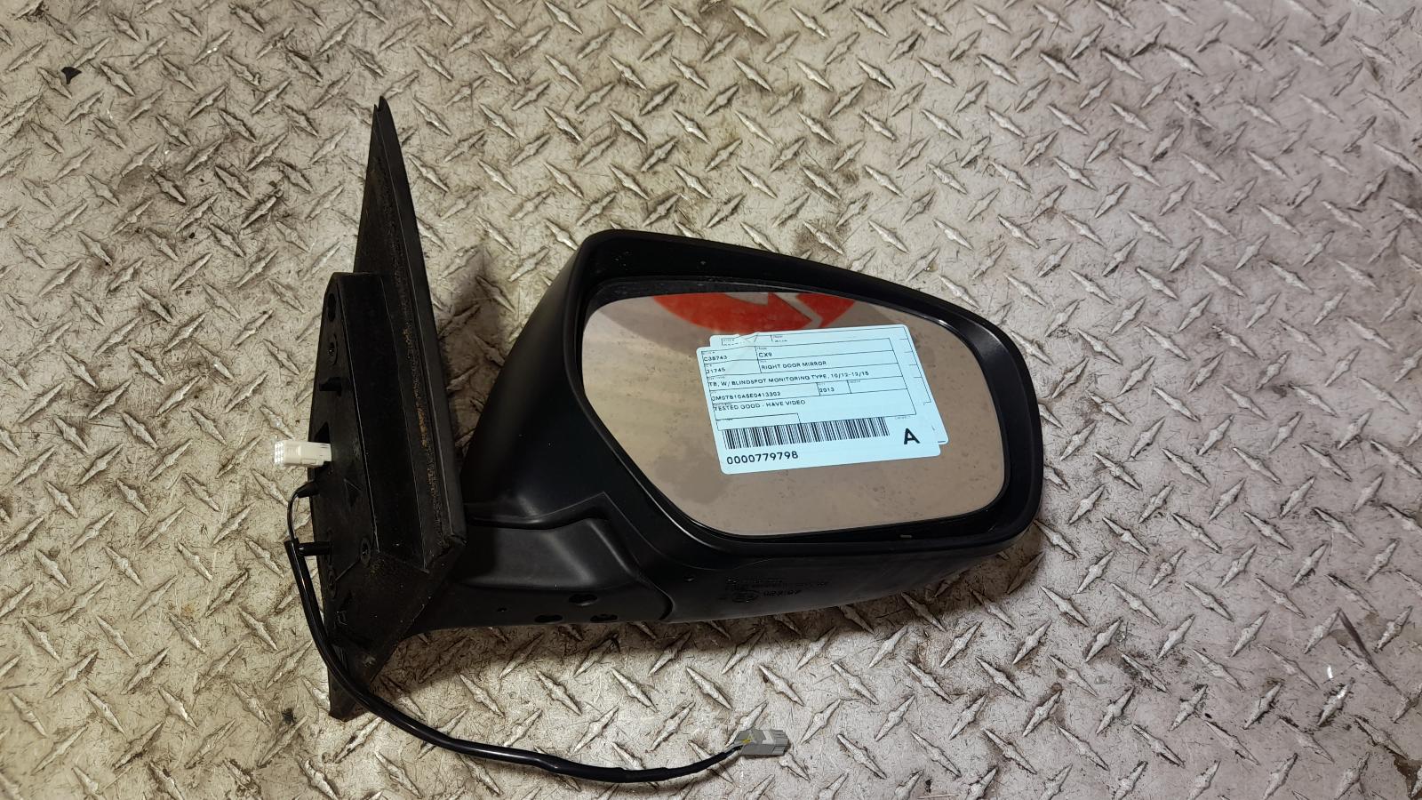 View Auto part Right Door Mirror Mazda Cx9 2013