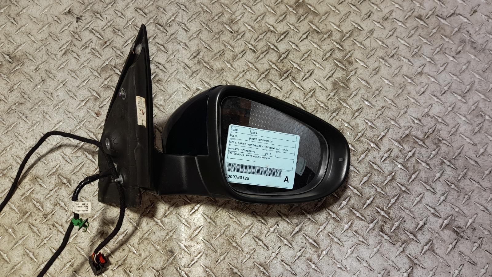 View Auto part Right Door Mirror Volkswagen Golf 2012