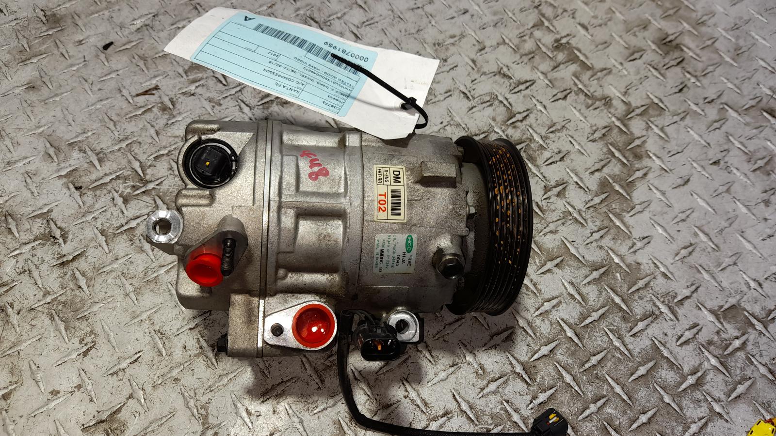 View Auto part A/C Compressor Hyundai Santa Fe 2012
