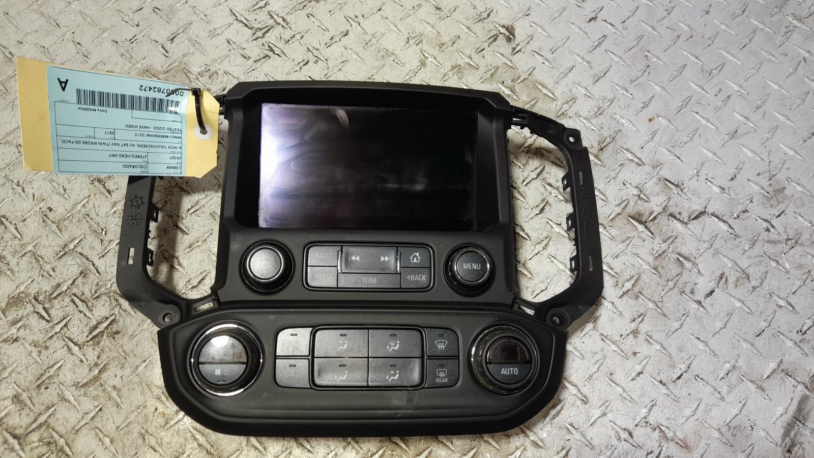 View Auto part Radio/Cd/Dvd/Sat/Tv Holden Colorado 2017