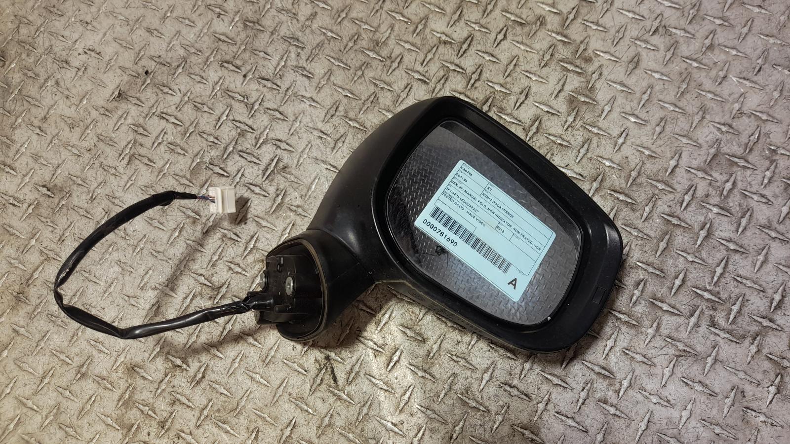 View Auto part Right Door Mirror Subaru Xv 2018