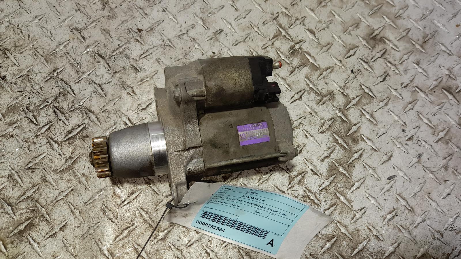 View Auto part Starter Toyota Aurion 2011