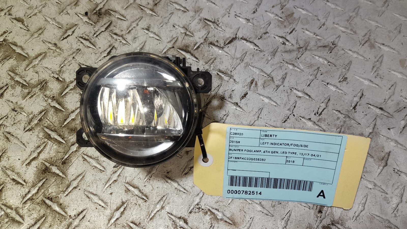 View Auto part Left Indicator/Fog/Side Subaru Liberty 2018