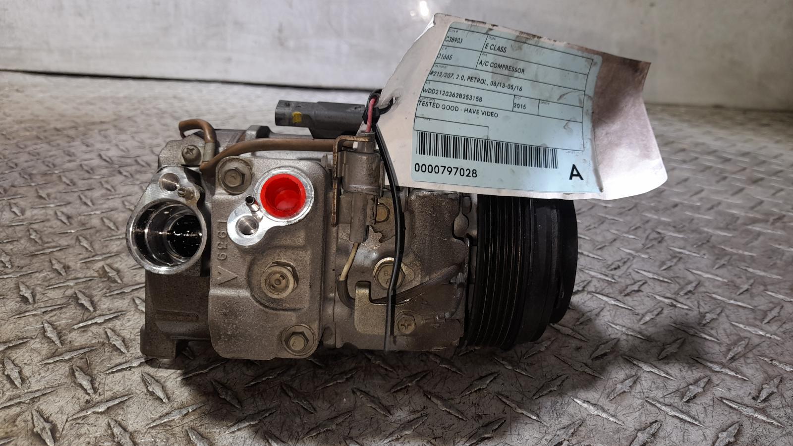 View Auto part A/C Compressor Mercedes E Class 2015