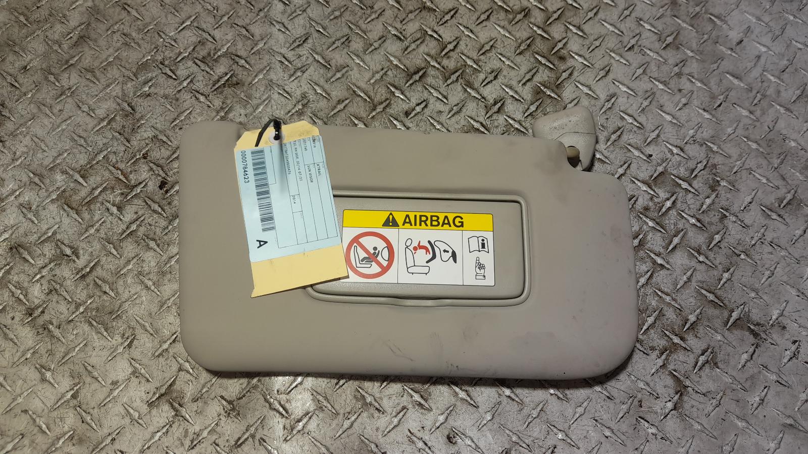 View Auto part Sunvisor Nissan Xtrail 2014