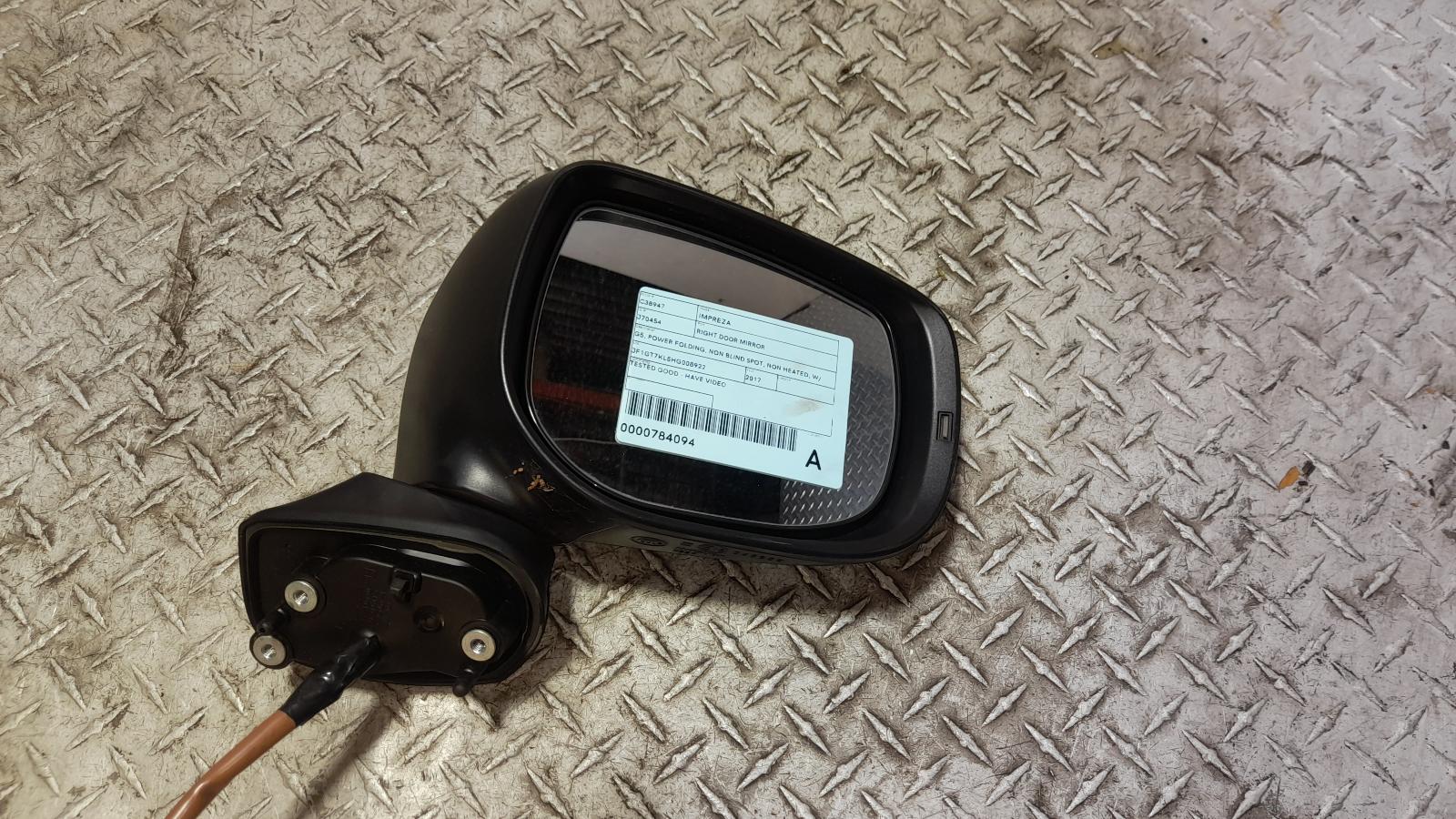 View Auto part Right Door Mirror Subaru Impreza 2017