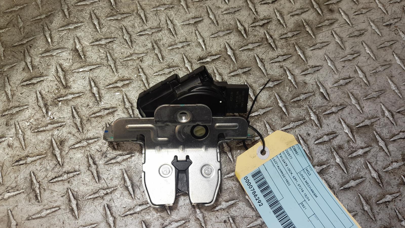 View Auto part Door/Boot/Gate Lock Mg Mg3 2021