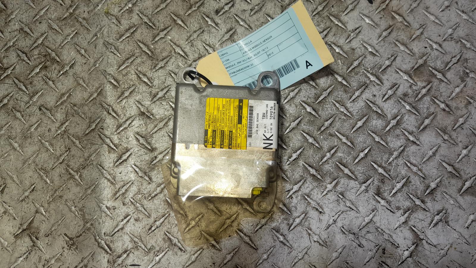 View Auto part Airbag Module/Sensor Toyota Corolla 2012