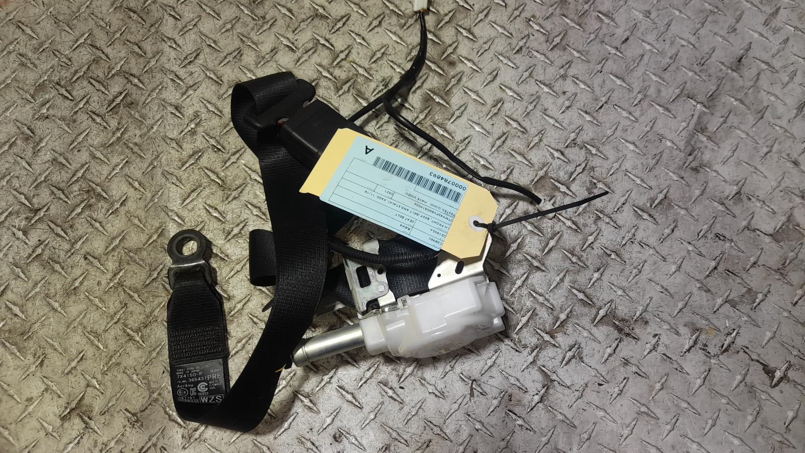 View Auto part Seatbelt/Stalk Toyota Rav4 2021