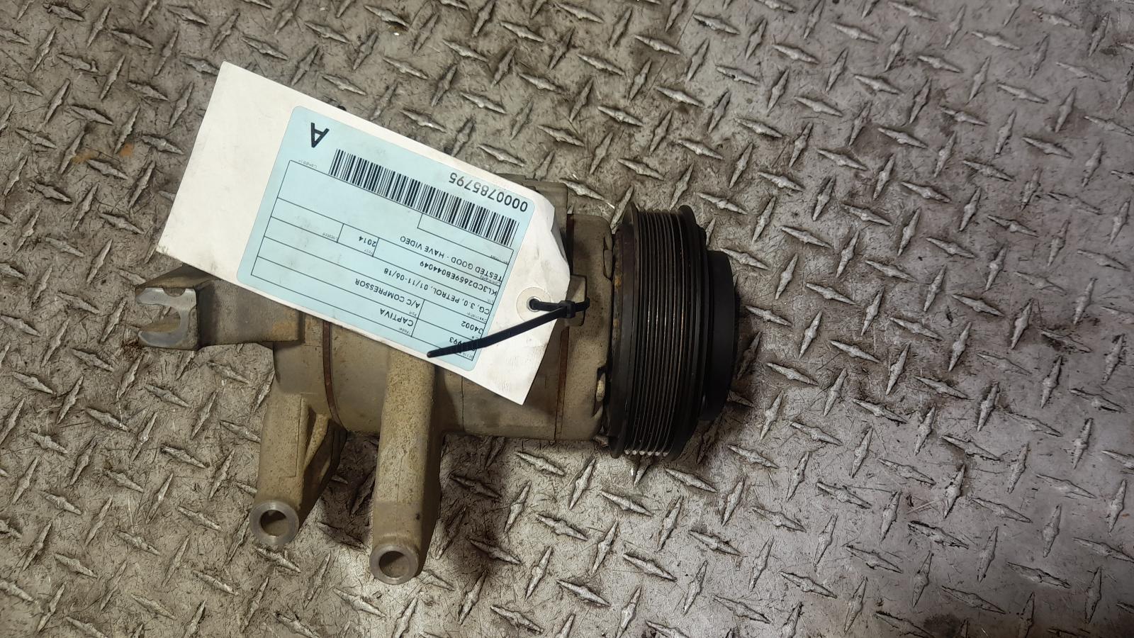 View Auto part A/C Compressor Holden Captiva 2014