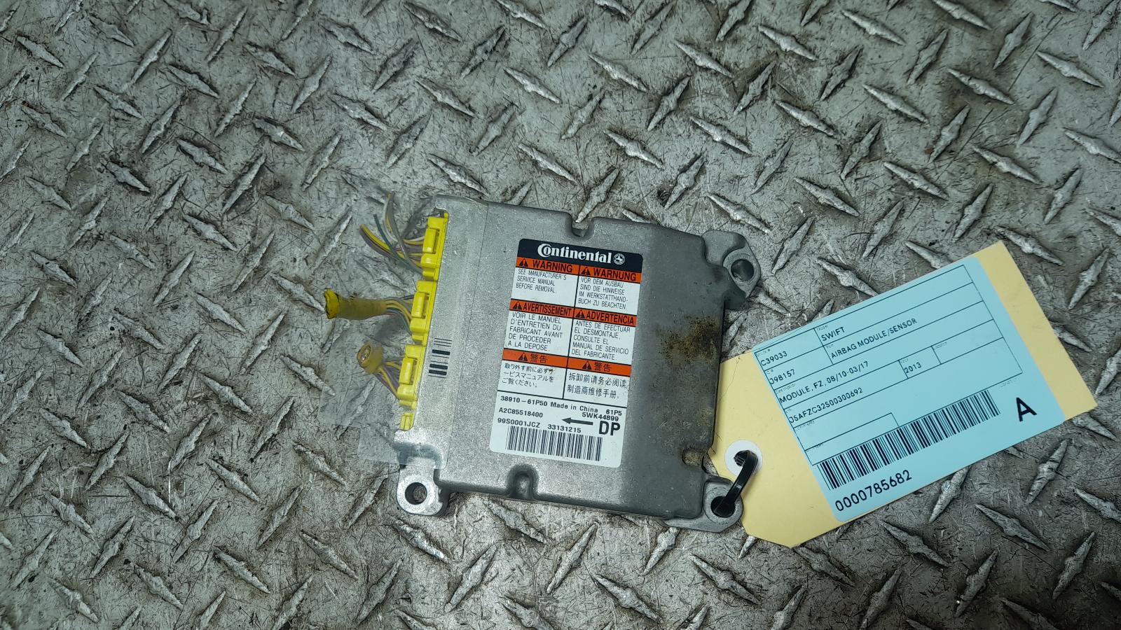 View Auto part Airbag Module/Sensor Suzuki Swift 2013