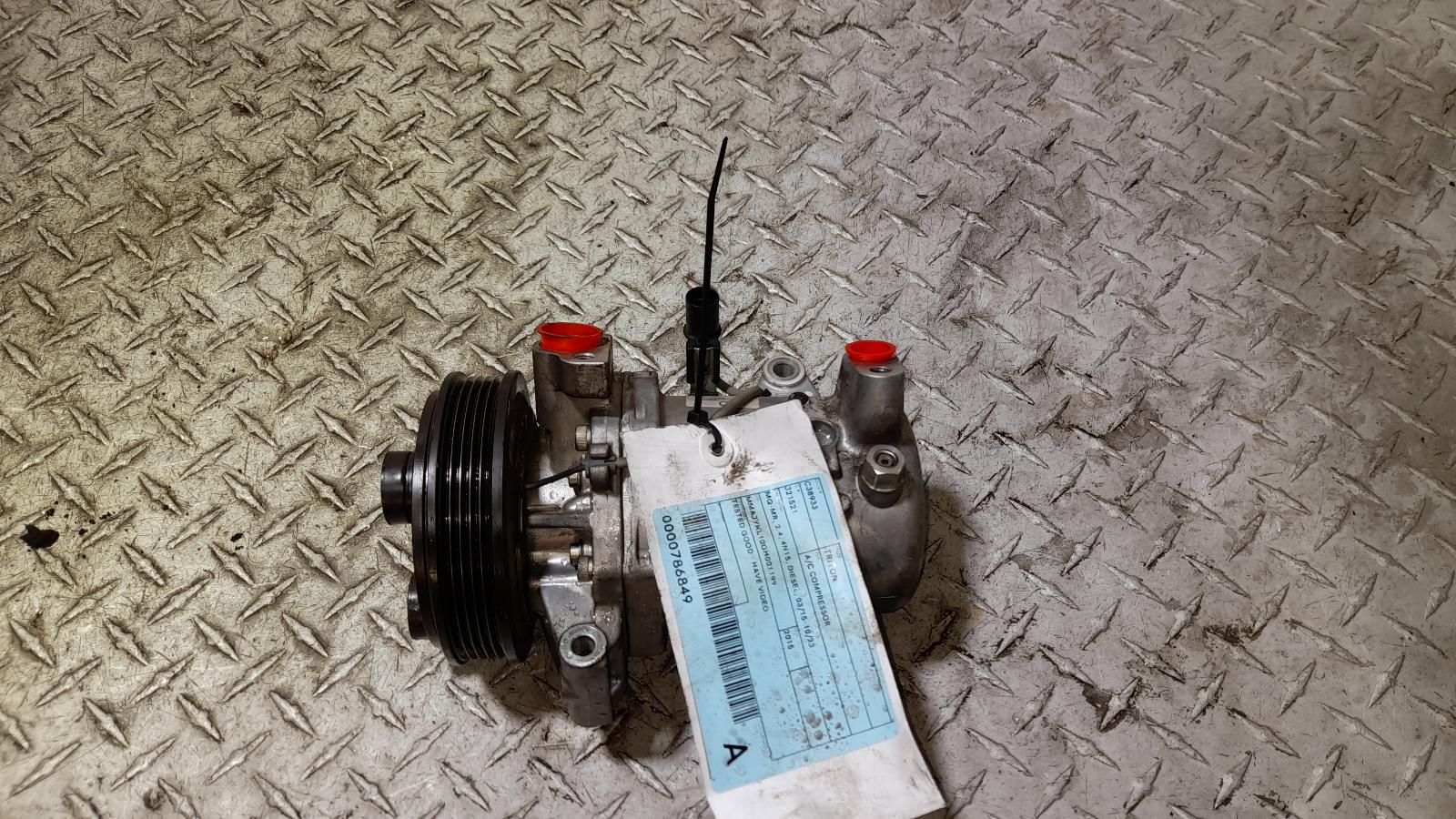 View Auto part A/C Compressor Mitsubishi Triton 2015