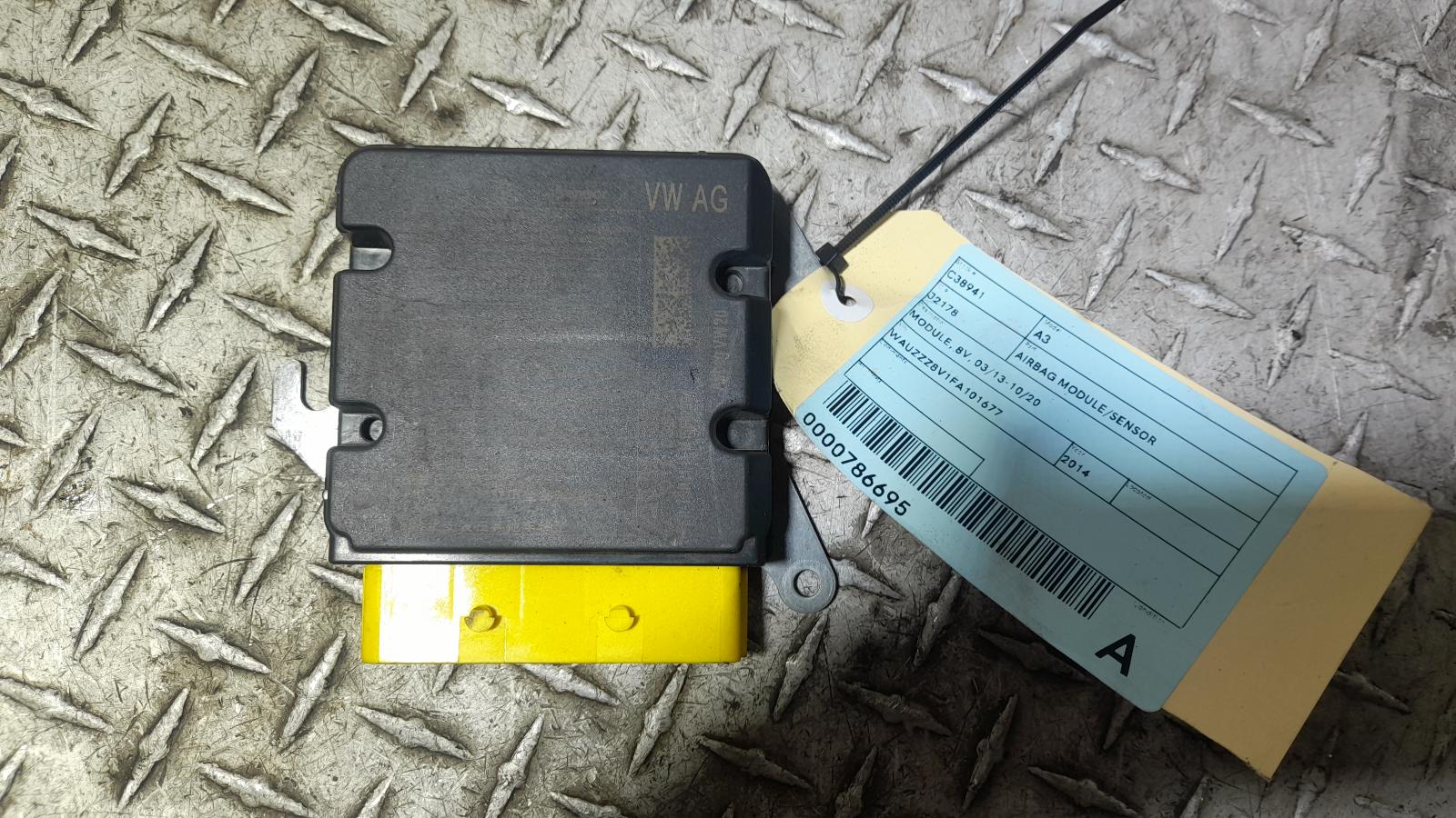 View Auto part Airbag Module/Sensor Audi A3 2014