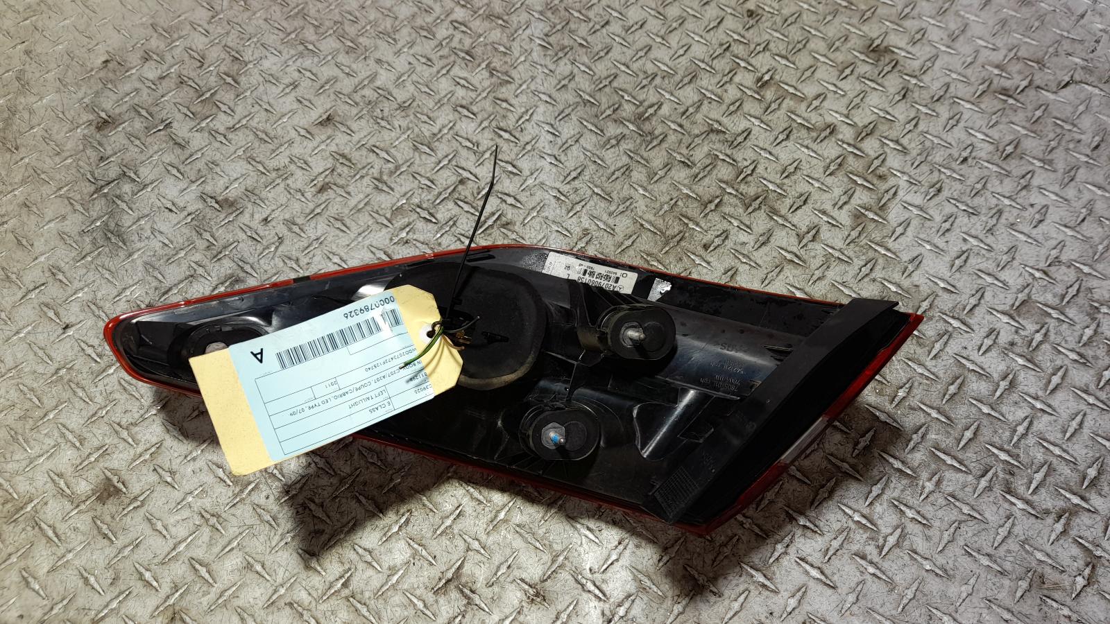 View Auto part Left Taillight Mercedes E Class 2011