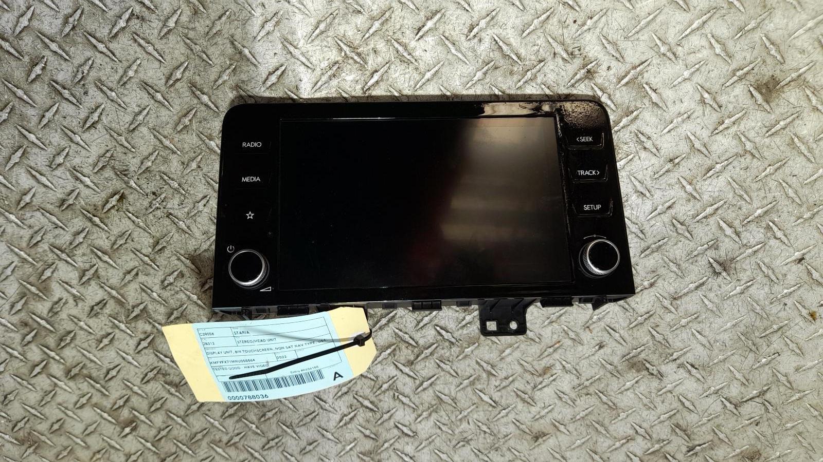 View Auto part Radio/Cd/Dvd/Sat/Tv Hyundai Staria 2022