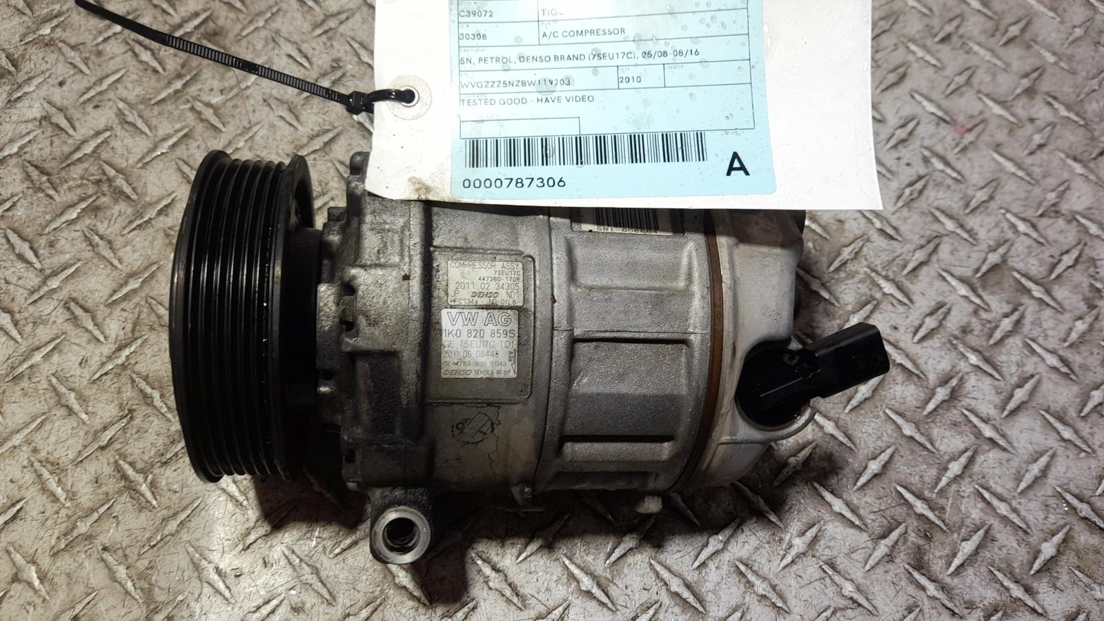 View Auto part A/C Compressor Volkswagen Tiguan 2010