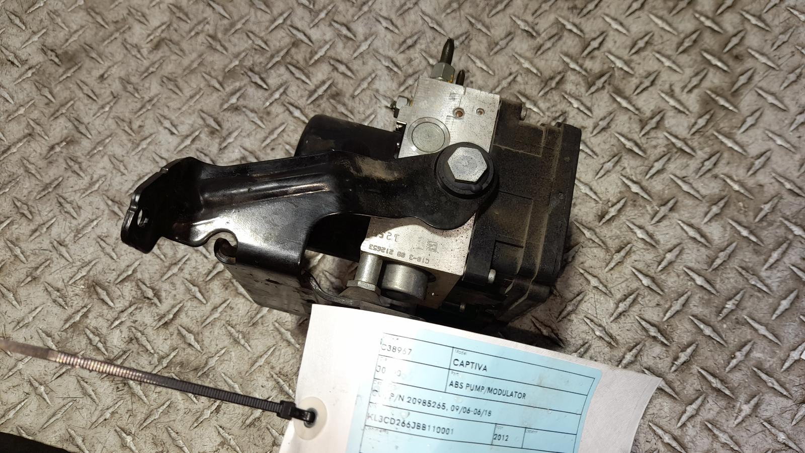 View Auto part Abs Pump/Modulator Holden Captiva 2012