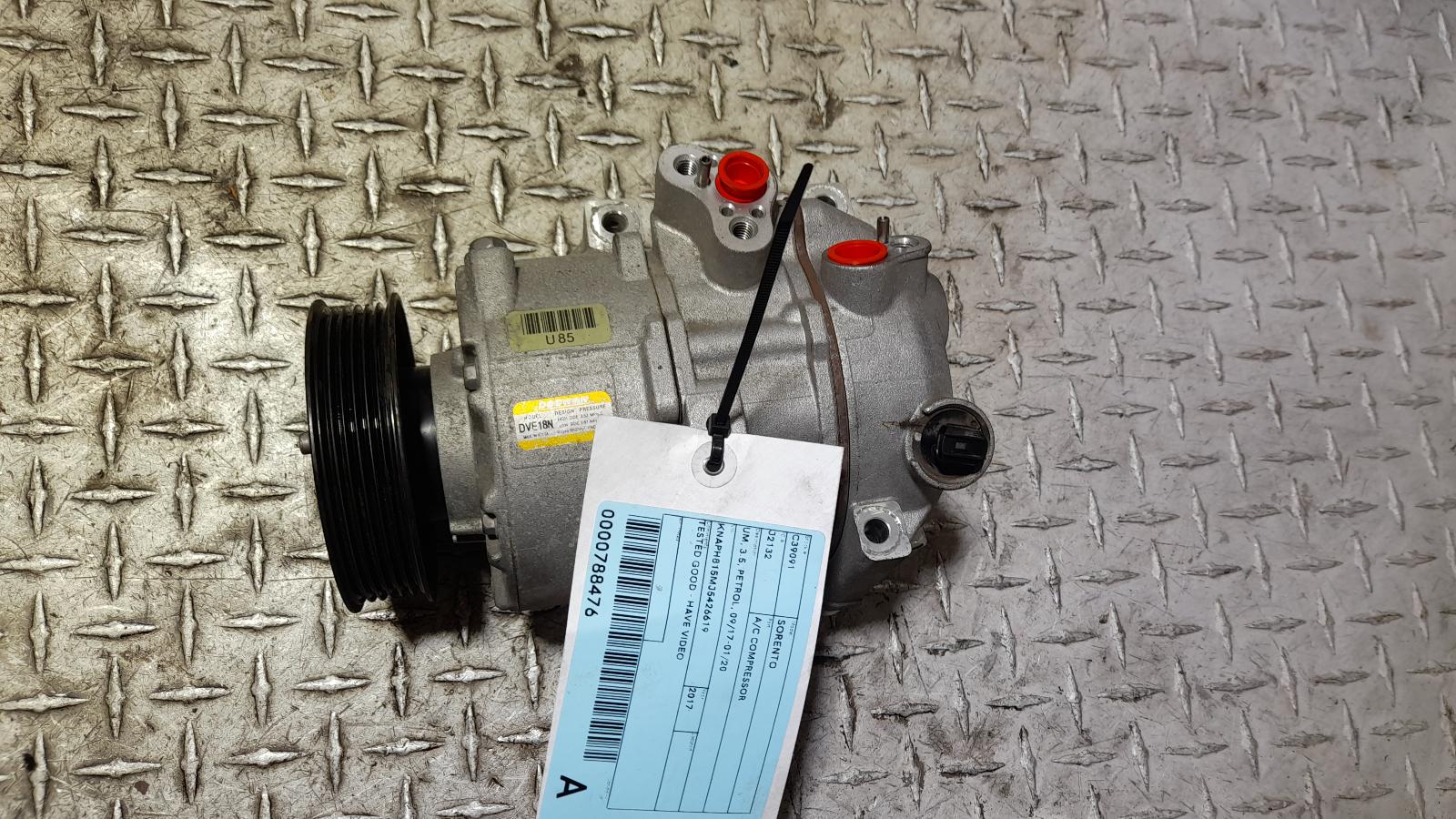 View Auto part A/C Compressor Kia Sorento 2017