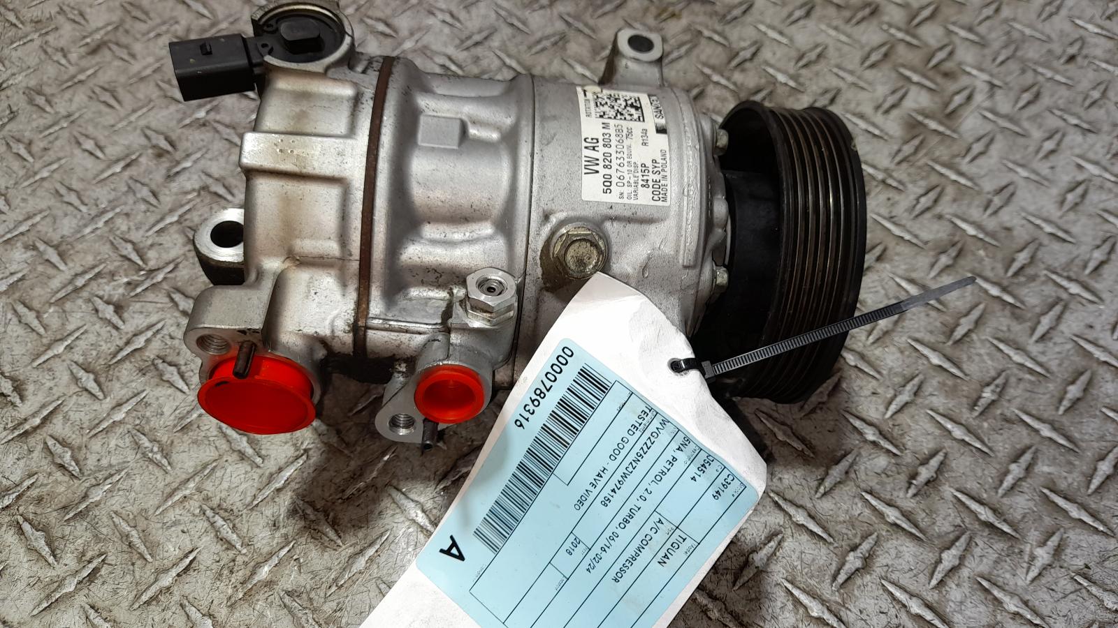 View Auto part A/C Compressor Volkswagen Tiguan 2018