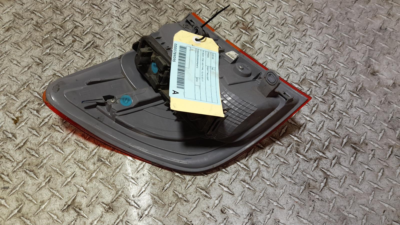 View Auto part Right Taillight Bmw X3 2015