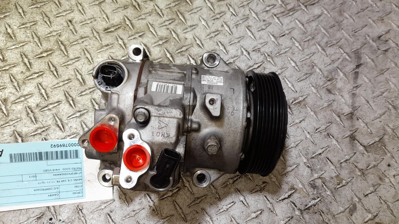 View Auto part A/C Compressor Toyota Camry 2013