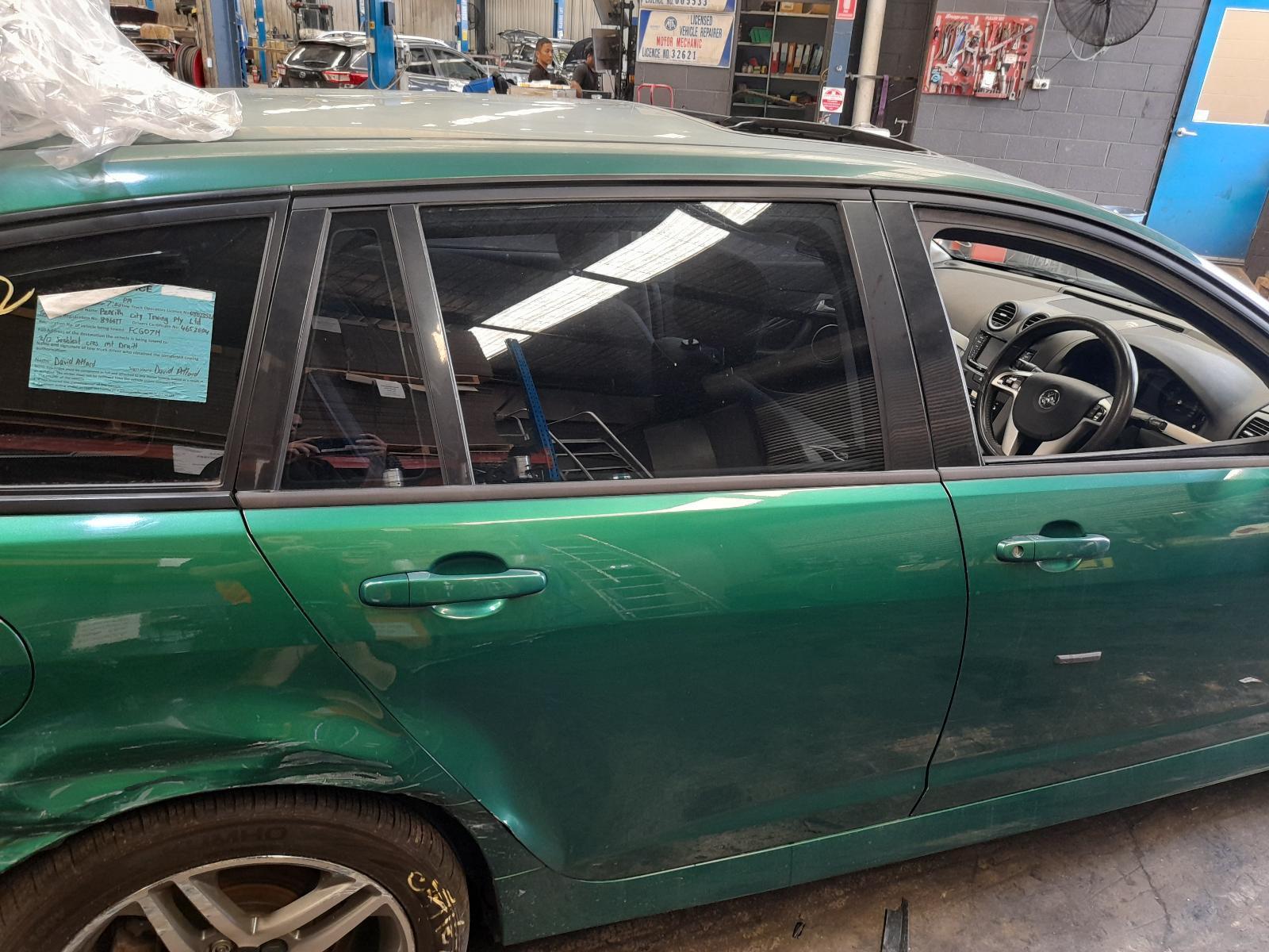 View Auto part Right Rear Door Window Holden Commodore 2011