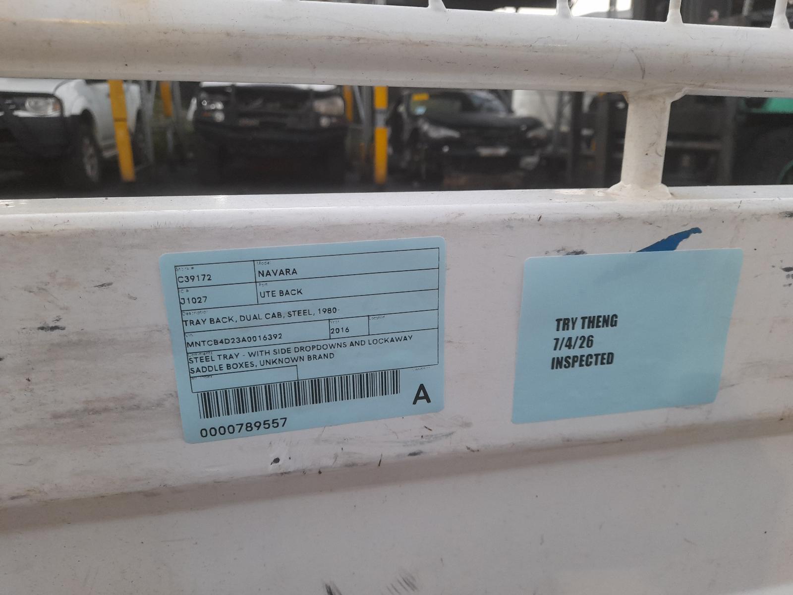 View Auto part Ute Back Nissan Navara 2016