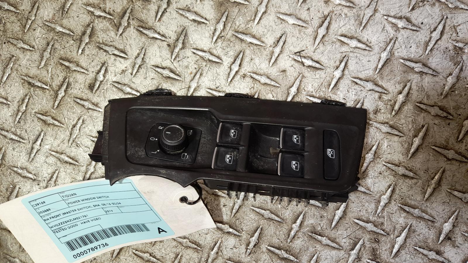 View Auto part Pwr Dr Wind Switch Volkswagen Tiguan 2019