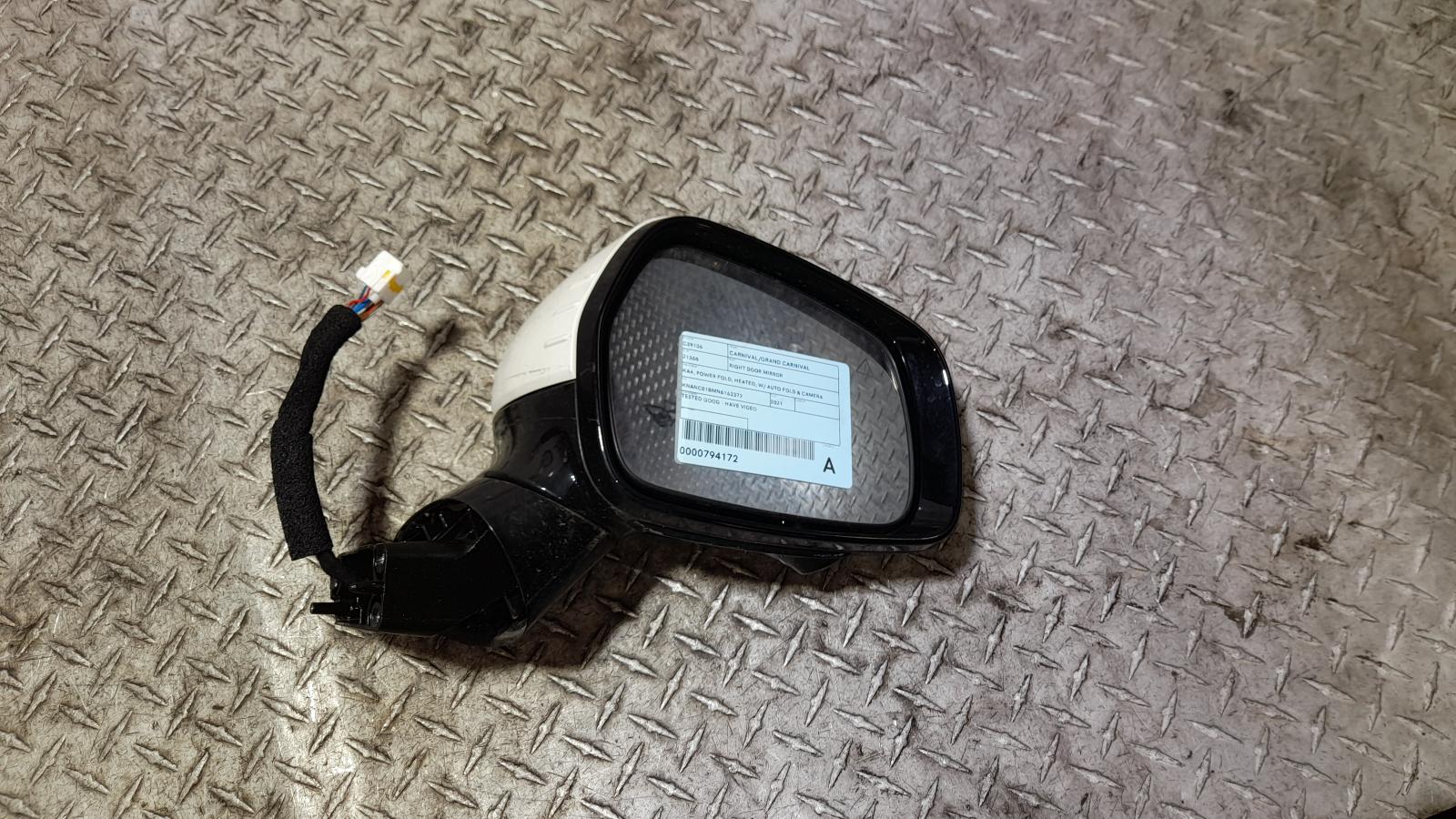 View Auto part Right Door Mirror Kia Carnival/grand Carnival 2021