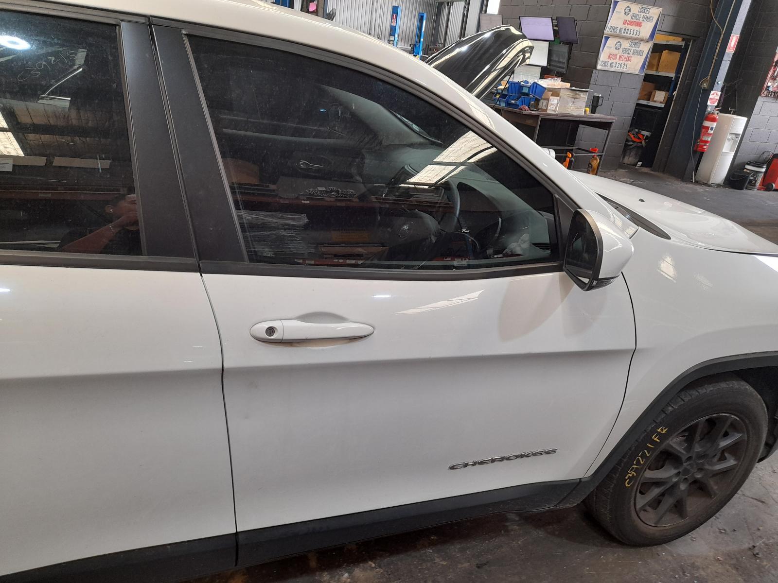 View Auto part Right Front Door Window Jeep Cherokee 2014