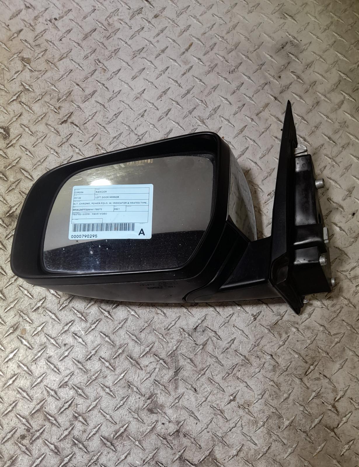 View Auto part Left Door Mirror Ford Ranger 2021