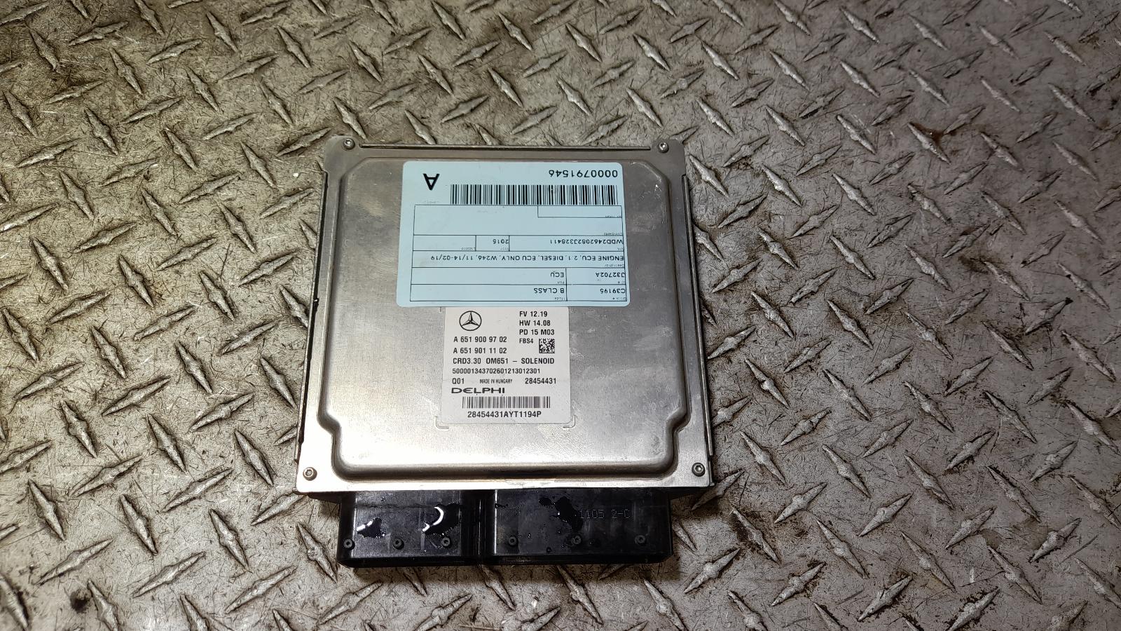 View Auto part Ecu Mercedes B Class 2015