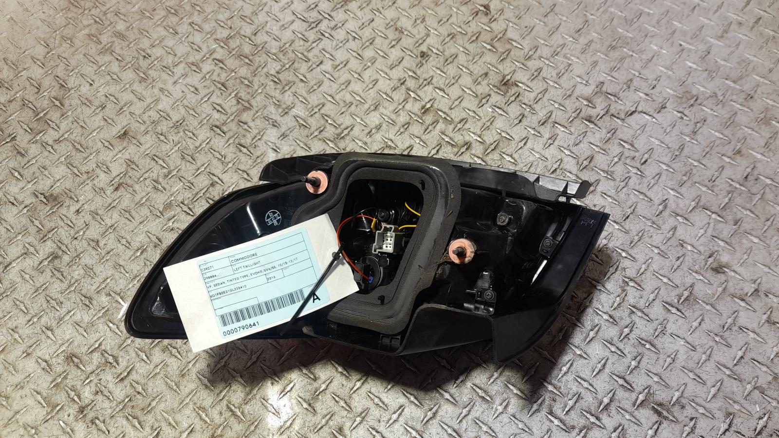 View Auto part Left Taillight Holden Commodore 2016