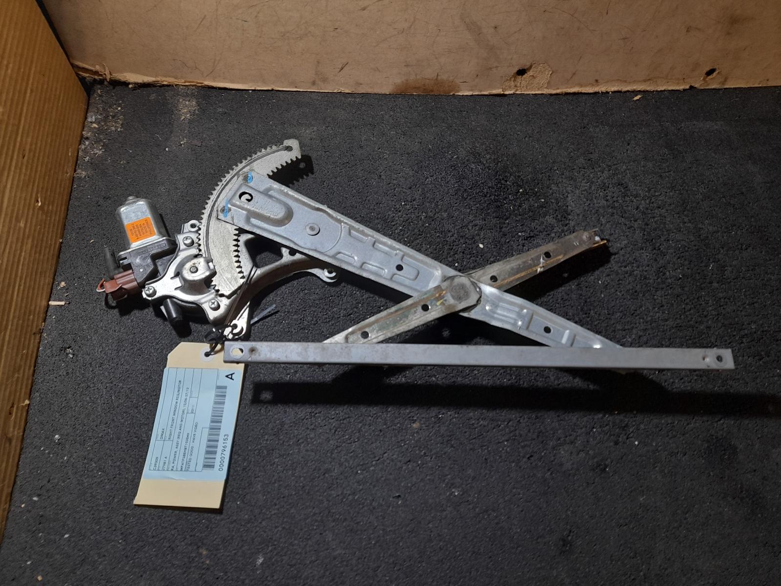 View Auto part Right Front Window Reg/Motor Isuzu Dmax 2011