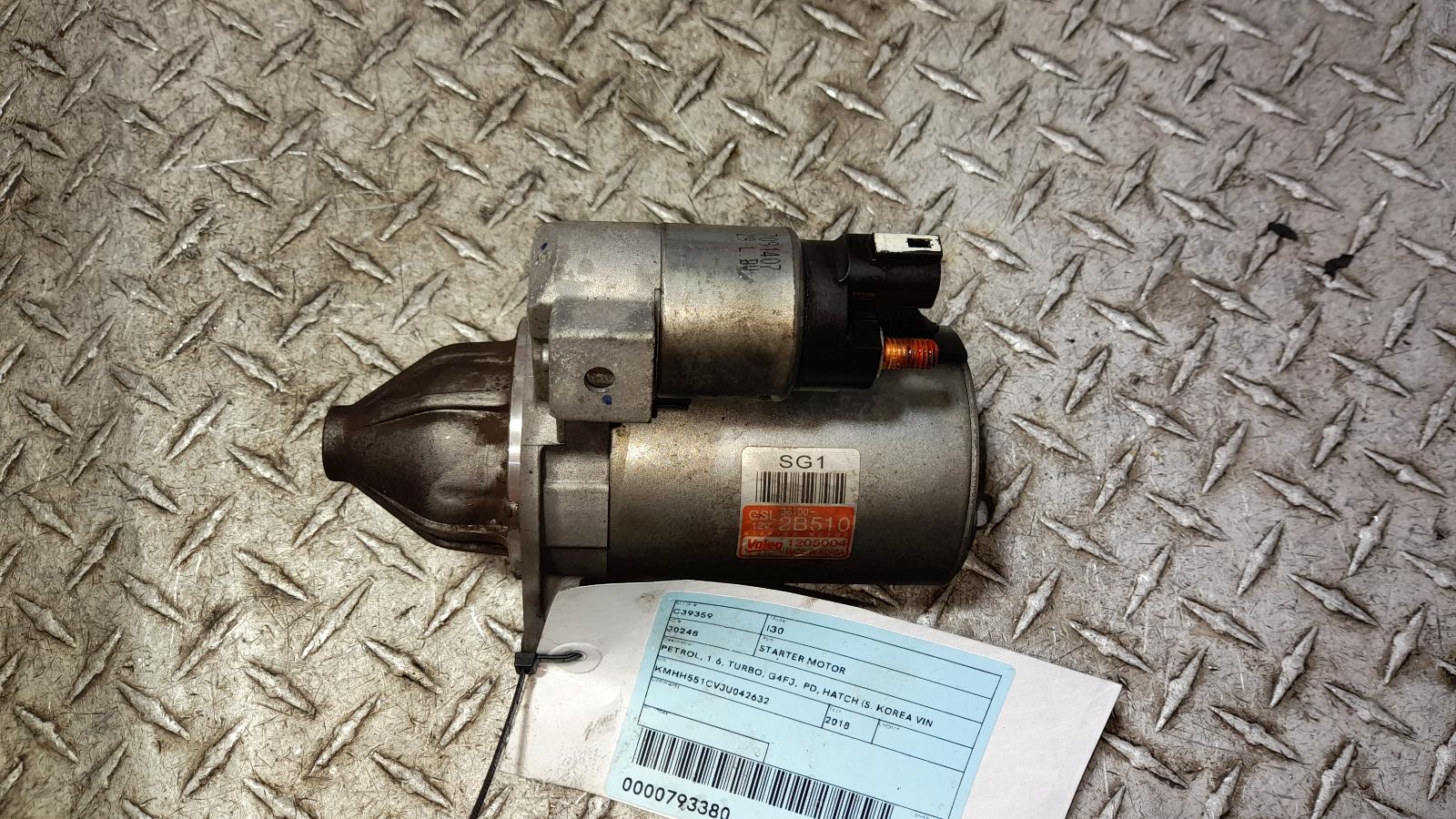 View Auto part Starter Hyundai I30 2018