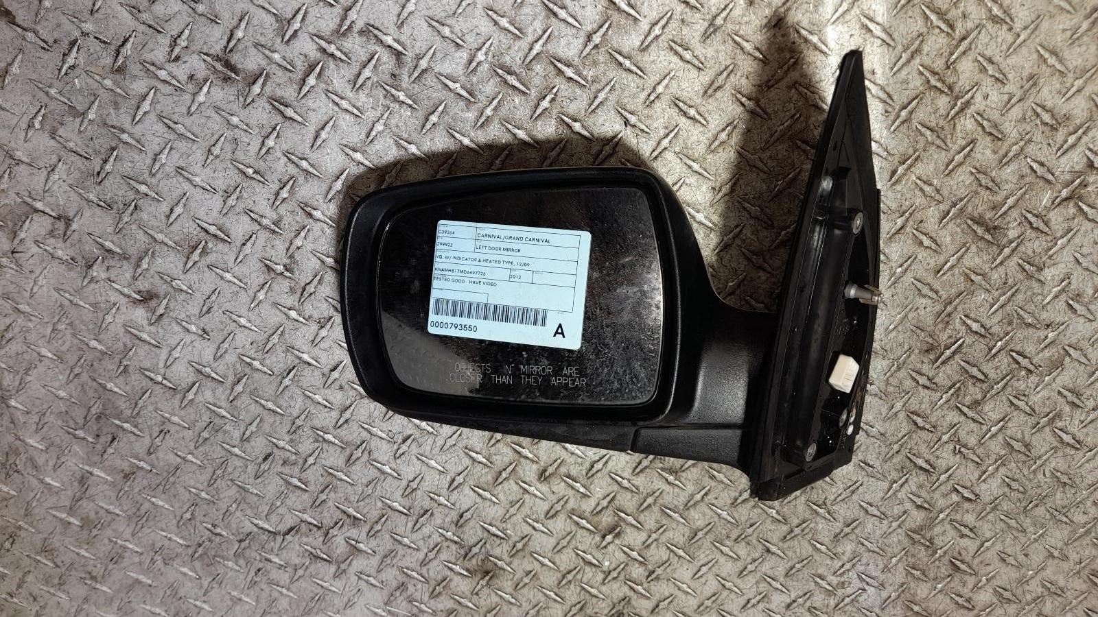 View Auto part Left Door Mirror Kia Carnival/grand Carnival 2012