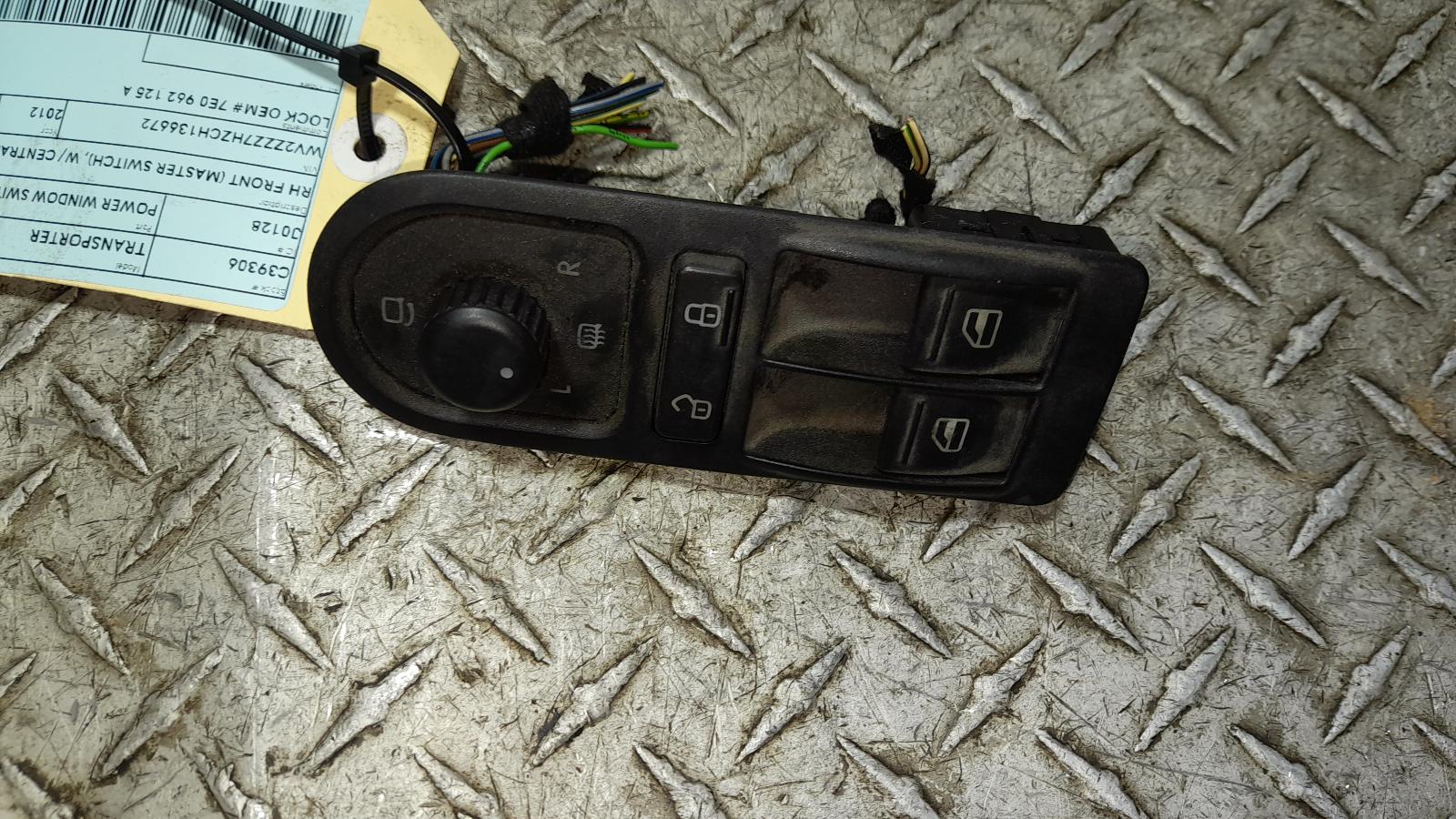 View Auto part Pwr Dr Wind Switch Volkswagen Transporter 2012