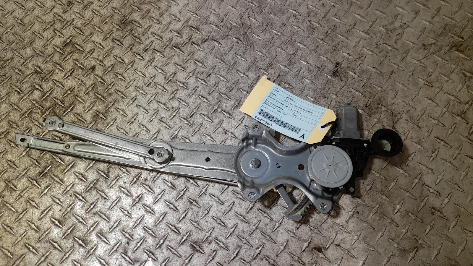 View Auto part Left Front Window Reg/Motor Toyota Corolla 2016