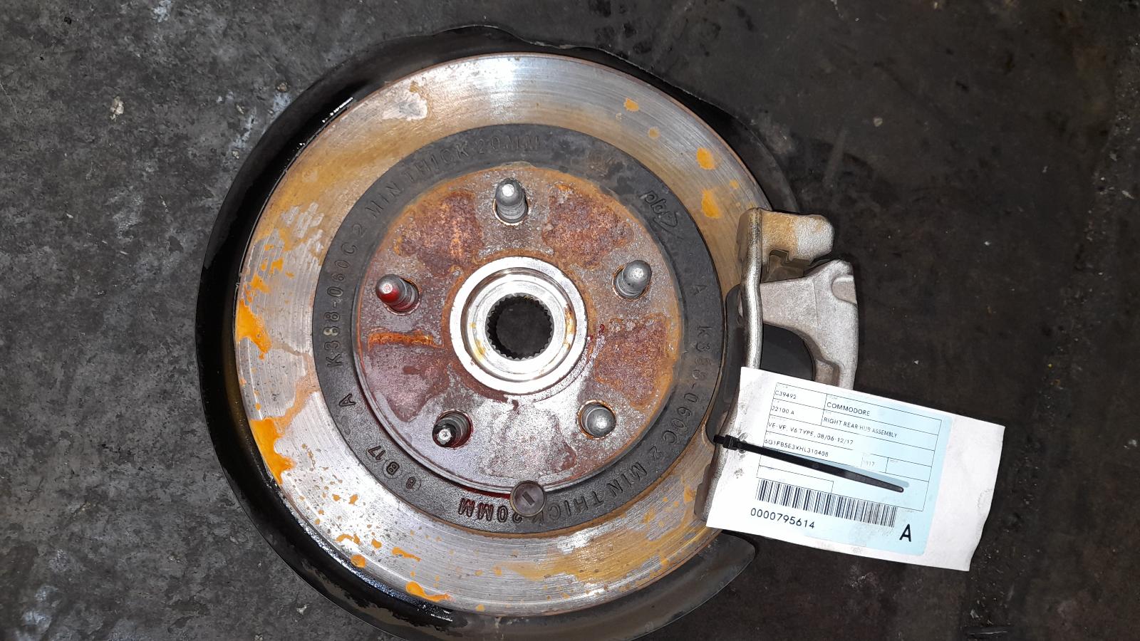 View Auto part Right Rear Hub Assembly Holden Commodore 2017