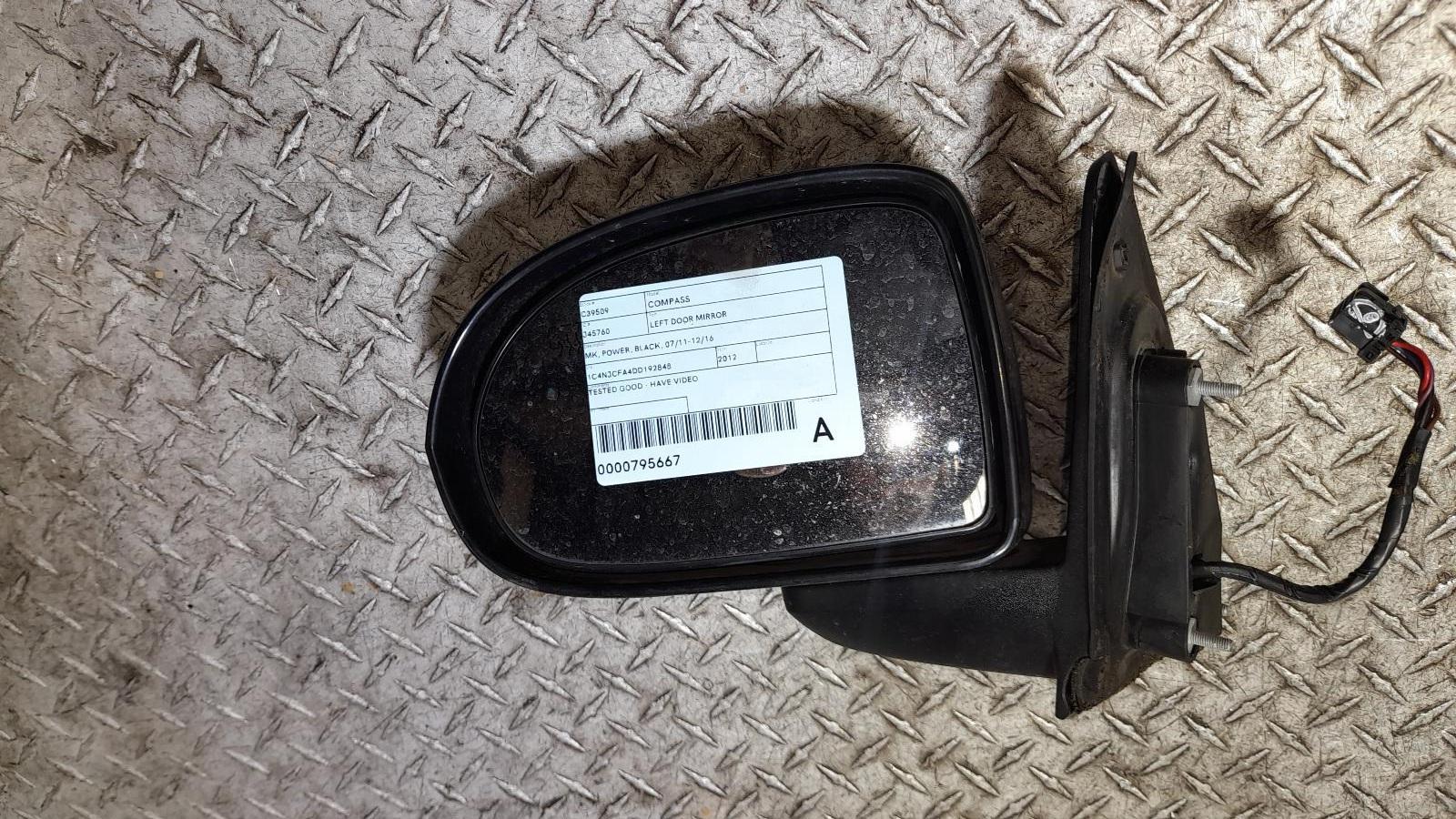 View Auto part Left Door Mirror Jeep Compass 2012